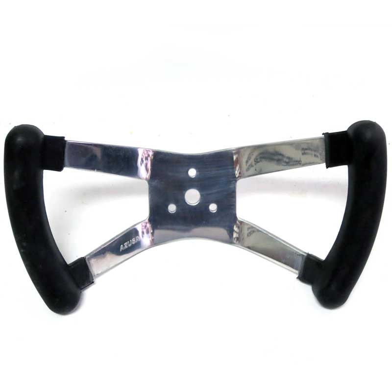 Polished Aluminum Butterfly Steering Wheel