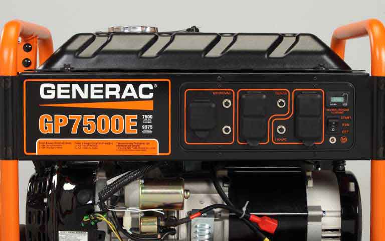 GP Series 7500 Watt Portable Generator With Electric Start