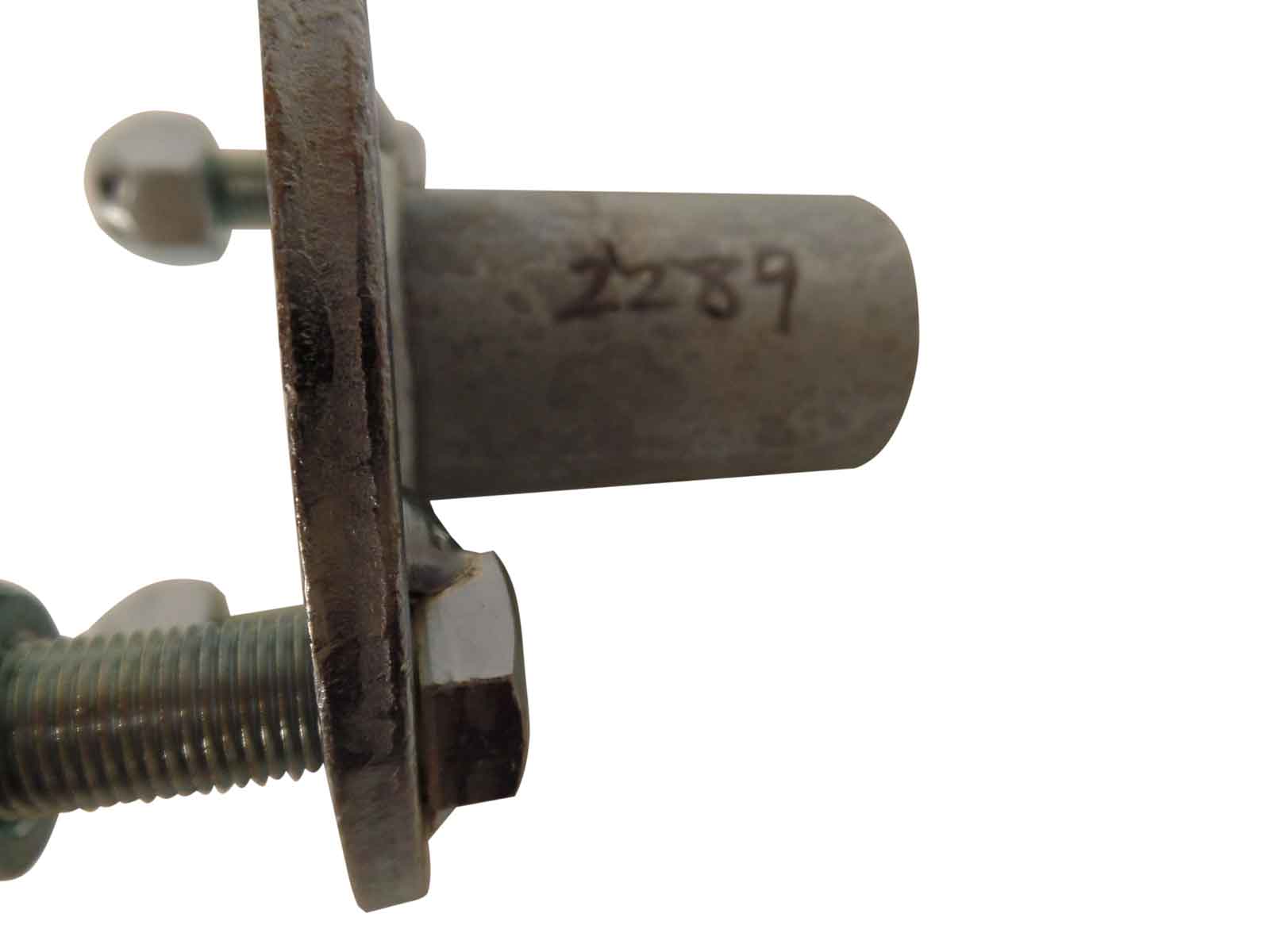 Adapter Hub, Zinc Plated Steel, With 1/4" Keyway For 1" Live Axle (No