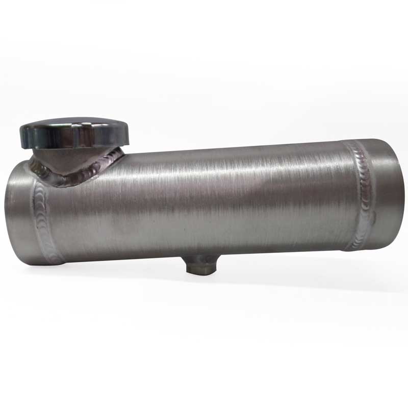 Spun Aluminum Round 3x10 Fuel Tank for Mini Bikes & GoKartsFuel